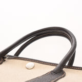 HERMES エルメス ガーデンパーティ TPM マロン □I刻印(2005年頃) レディース トワルアッシュ ブッフルスキッパー ハンドバッグ ABランク 中古 銀蔵