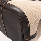 HERMES エルメス ガーデンパーティ TPM マロン □I刻印(2005年頃) レディース トワルアッシュ ブッフルスキッパー ハンドバッグ ABランク 中古 銀蔵