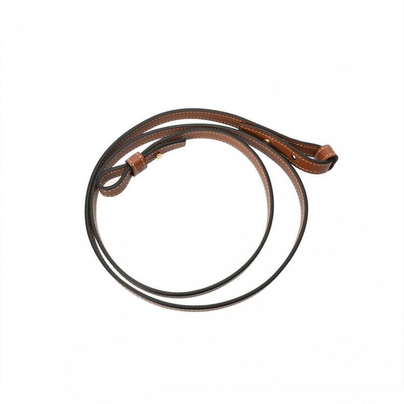 CELINE セリーヌ トリオンフキャンバス ミニ バーティカルカバ タン 194372BZK レディース レザー ハンドバッグ Aランク 中古 銀蔵