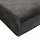 CELINE セリーヌ トリオンフキャンバス ミニ バーティカルカバ タン 194372BZK レディース レザー ハンドバッグ Aランク 中古 銀蔵