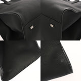 The Row ザ ロウ ソフトマルゴー 15バッグ ブラック レディース レザー ハンドバッグ Aランク 中古 銀蔵