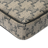 CELINE セリーヌ トリオンフ グレー 194502GED ユニセックス PVC レザー ショルダーバッグ Aランク 中古 銀蔵