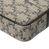 CELINE セリーヌ トリオンフ グレー 194502GED ユニセックス PVC レザー ショルダーバッグ Aランク 中古 銀蔵