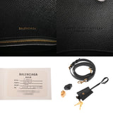 BALENCIAGA バレンシアガ ヴィル トップハンドル ブラック 518873 レディース カーフ 2WAYバッグ ABランク 中古 銀蔵