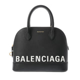 BALENCIAGA バレンシアガ ヴィル トップハンドル ブラック 518873 レディース カーフ 2WAYバッグ ABランク 中古 銀蔵