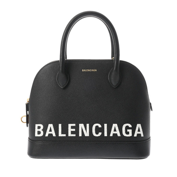 BALENCIAGA バレンシアガ ヴィル トップハンドル ブラック 518873 レディース カーフ 2WAYバッグ ABランク 中古 銀蔵