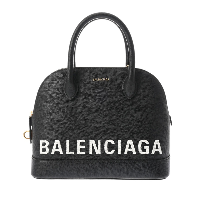 BALENCIAGA バレンシアガ ヴィル トップハンドル ブラック 518873 レディース カーフ 2WAYバッグ ABランク 中古 銀蔵