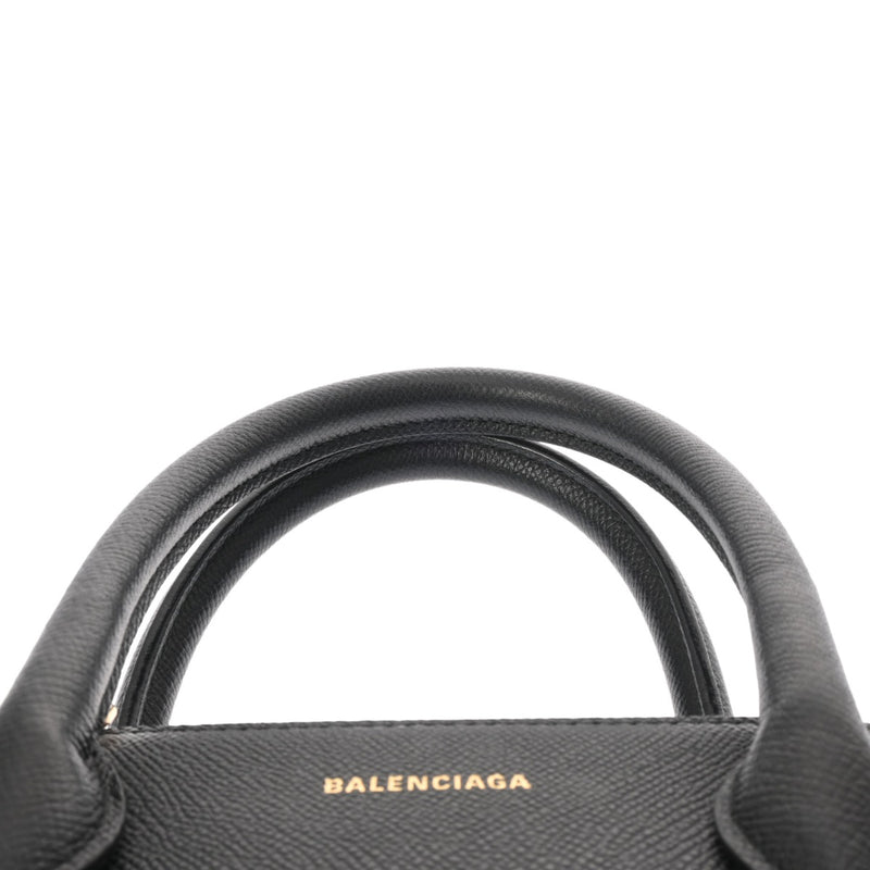 BALENCIAGA バレンシアガ ヴィル トップハンドル ブラック 518873 レディース カーフ 2WAYバッグ ABランク 中古 銀蔵