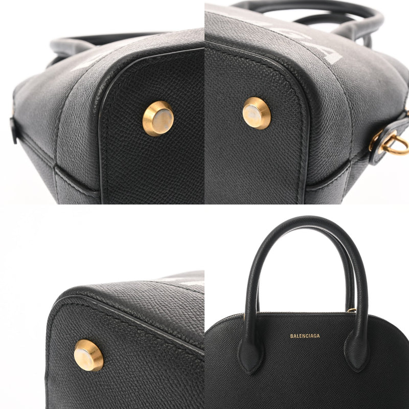 BALENCIAGA バレンシアガ ヴィル トップハンドル ブラック 518873 レディース カーフ 2WAYバッグ ABランク 中古 銀蔵