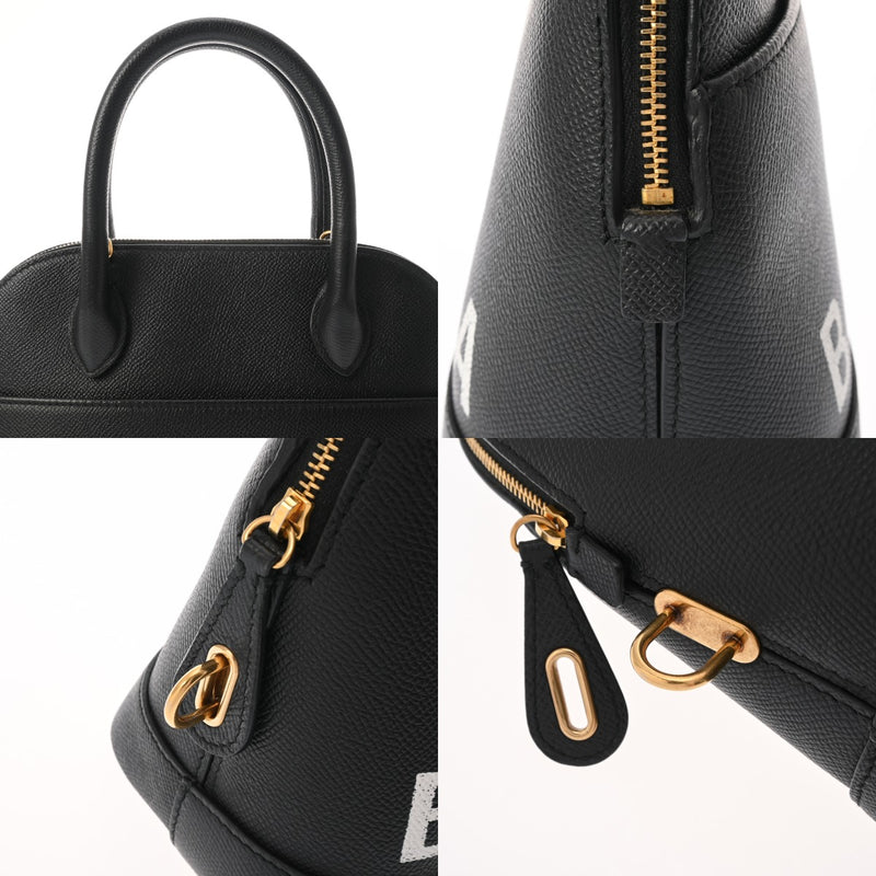 BALENCIAGA バレンシアガ ヴィル トップハンドル ブラック 518873 レディース カーフ 2WAYバッグ ABランク 中古 銀蔵