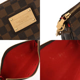 LOUIS VUITTON ルイヴィトン ダミエ エヴァ ブラウン N55213 レディース ダミエキャンバス ショルダーバッグ ABランク 中古 銀蔵