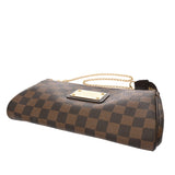 LOUIS VUITTON ルイヴィトン ダミエ エヴァ ブラウン N55213 レディース ダミエキャンバス ショルダーバッグ ABランク 中古 銀蔵