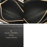 LOUIS VUITTON ルイヴィトン モノグラムアンプラント ジッピーウォレット ブラック/ベージュ M80481 レディース レザー 長財布 Bランク 中古 銀蔵