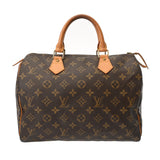 LOUIS VUITTON ルイヴィトン モノグラム スピーディ 30 ブラウン M41526 レディース モノグラムキャンバス ハンドバッグ Bランク 中古 銀蔵