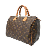 LOUIS VUITTON ルイヴィトン モノグラム スピーディ 30 ブラウン M41526 レディース モノグラムキャンバス ハンドバッグ Bランク 中古 銀蔵