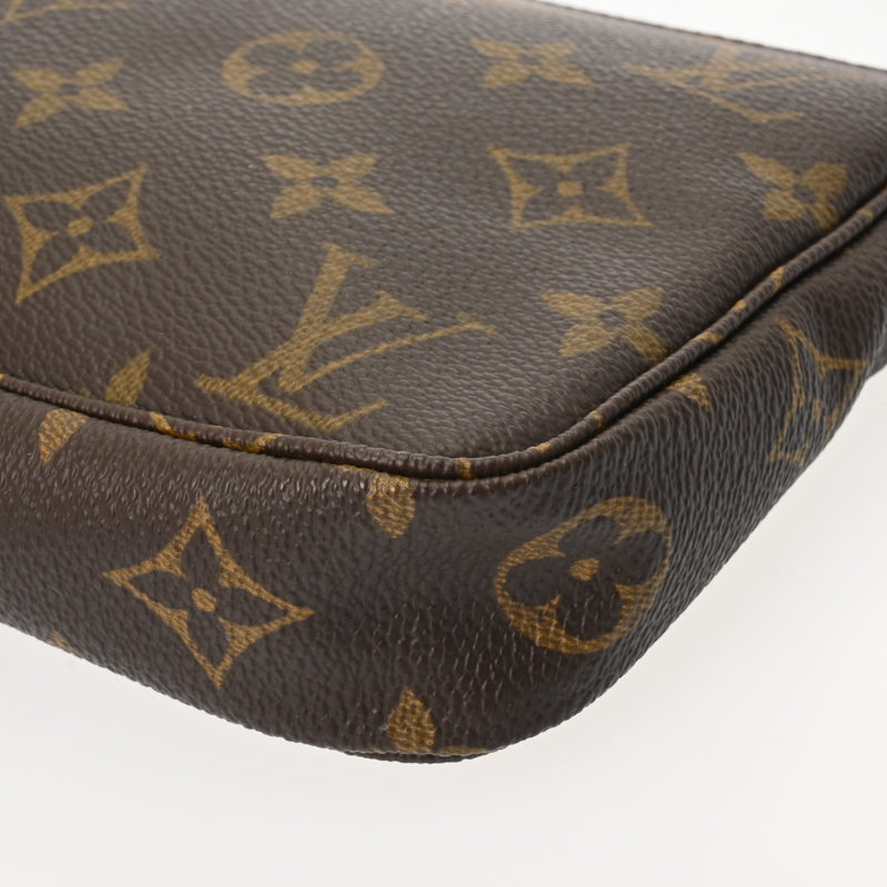 LOUIS VUITTON ルイヴィトン モノグラム ポシェット アクセソワール ブラウン M51980 レディース モノグラムキャンバス アクセサリーポーチ ABランク 中古 銀蔵