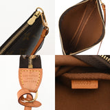 LOUIS VUITTON ルイヴィトン モノグラム ポシェット アクセソワール ブラウン M51980 レディース モノグラムキャンバス アクセサリーポーチ ABランク 中古 銀蔵