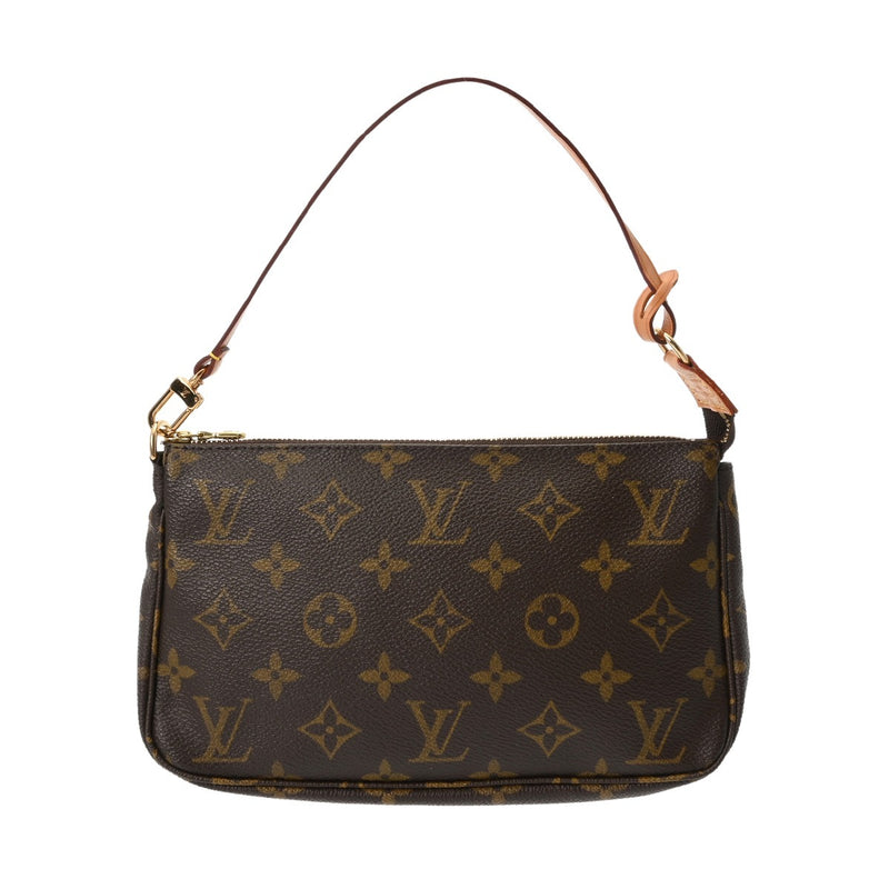 LOUIS VUITTON ルイヴィトン モノグラム ポシェット アクセソワール ブラウン M51980 レディース モノグラムキャンバス アクセサリーポーチ ABランク 中古 銀蔵