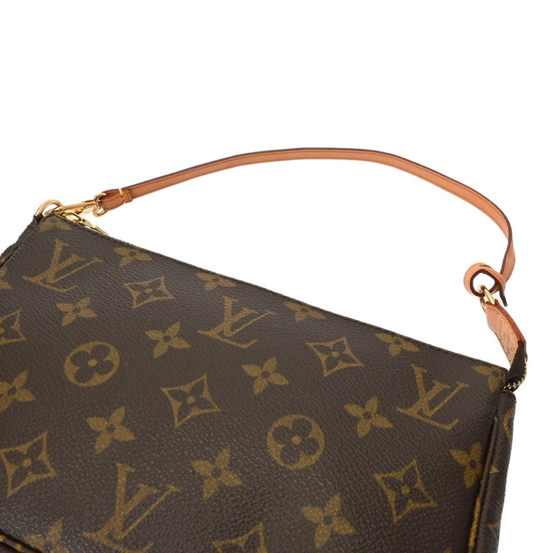 LOUIS VUITTON ルイヴィトン モノグラム ポシェット アクセソワール ブラウン M51980 レディース モノグラムキャンバス アクセサリーポーチ ABランク 中古 銀蔵