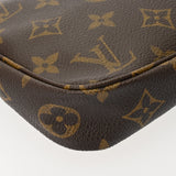 LOUIS VUITTON ルイヴィトン モノグラム ポシェット アクセソワール ブラウン M51980 レディース モノグラムキャンバス アクセサリーポーチ ABランク 中古 銀蔵