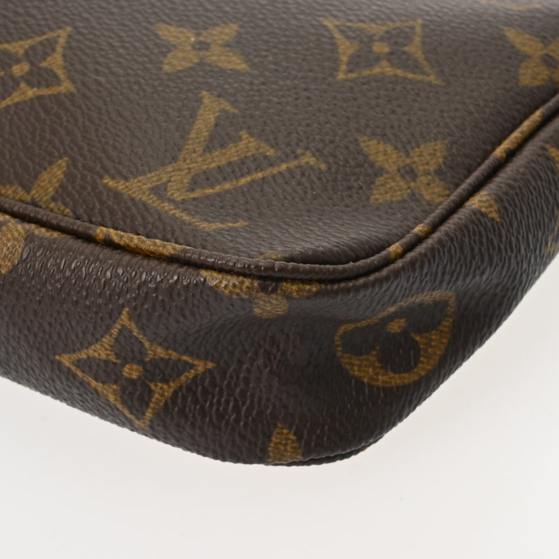 LOUIS VUITTON ルイヴィトン モノグラム ポシェット アクセソワール ブラウン M51980 レディース モノグラムキャンバス アクセサリーポーチ ABランク 中古 銀蔵