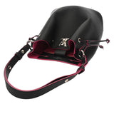 LOUIS VUITTON ルイヴィトン ロックミー バケット ノワール/ホットピンク M54677 レディース レザー ショルダーバッグ Aランク 中古 銀蔵