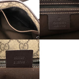 GUCCI グッチ トートバッグ ダークブラウン 211137 レディース キャンバス レザー トートバッグ ABランク 中古 銀蔵