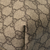 GUCCI グッチ トートバッグ ダークブラウン 211137 レディース キャンバス レザー トートバッグ ABランク 中古 銀蔵