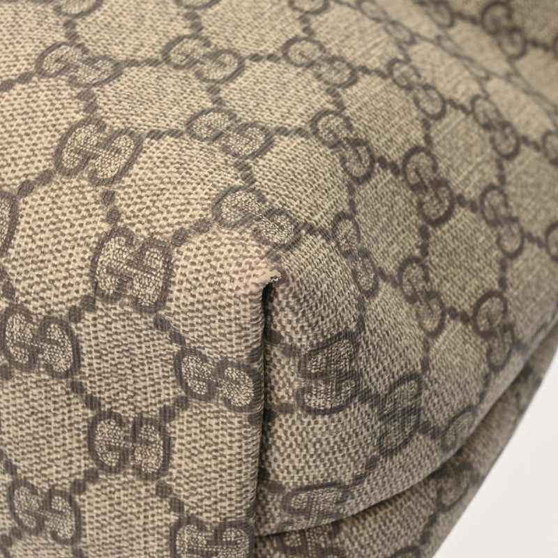 GUCCI グッチ トートバッグ ダークブラウン 211137 レディース キャンバス レザー トートバッグ ABランク 中古 銀蔵