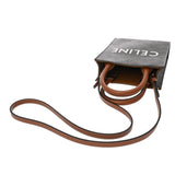 CELINE セリーヌ トリオンフキャンバス バーティカルカバ ミニ タン 1914372BZK レディース PVC レザー トートバッグ Aランク 中古 銀蔵