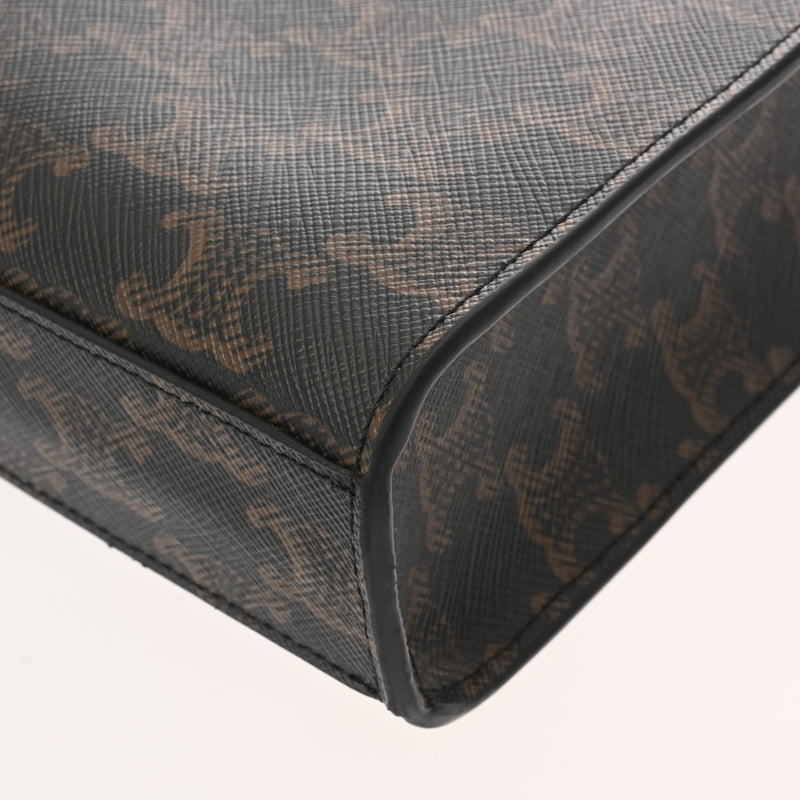 CELINE セリーヌ トリオンフキャンバス バーティカルカバ ミニ タン 1914372BZK レディース PVC レザー トートバッグ Aランク 中古 銀蔵