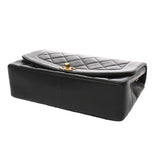 CHANEL シャネル マトラッセ ダイアナ 25cm チェーンショルダー ブラック A01165 レディース ラムスキン ショルダーバッグ Bランク 中古 銀蔵
