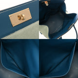 HERMES エルメス ツールボックス 26 2WAY ブルータラソ □R刻印(2014年頃) レディース エバーカラー ハンドバッグ ABランク 中古 銀蔵