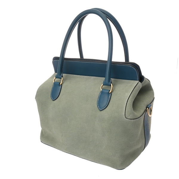 HERMES エルメス ツールボックス 26 2WAY ブルータラソ □R刻印(2014年頃) レディース エバーカラー ハンドバッグ ABランク 中古 銀蔵