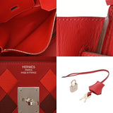 HERMES エルメス バーキン 35 ルージュピマン ルージュクー D刻印(2019年頃) ユニセックス ヴォースイフト ハンドバッグ Aランク 中古 銀蔵