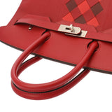 HERMES エルメス バーキン 35 ルージュピマン ルージュクー D刻印(2019年頃) ユニセックス ヴォースイフト ハンドバッグ Aランク 中古 銀蔵