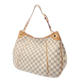 LOUIS VUITTON ルイヴィトン ダミエアズール ガリエラ PM ホワイト N55215 レディース ダミエキャンバス ハンドバッグ Bランク 中古 銀蔵