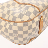 LOUIS VUITTON ルイヴィトン ダミエアズール ガリエラ PM ホワイト N55215 レディース ダミエキャンバス ハンドバッグ Bランク 中古 銀蔵