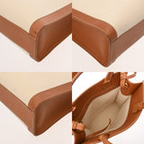 CELINE セリーヌ バーティカルカバ スモール ナチュラル/タン 192082BNZ レディース キャンバス カーフ ハンドバッグ ABランク 中古 銀蔵