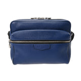 LOUIS VUITTON ルイヴィトン タイガ アウトドア メッセンジャー PM コバルト M33437 メンズ レザー ショルダーバッグ Bランク 中古 銀蔵