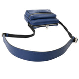 LOUIS VUITTON ルイヴィトン タイガ アウトドア メッセンジャー PM コバルト M33437 メンズ レザー ショルダーバッグ Bランク 中古 銀蔵