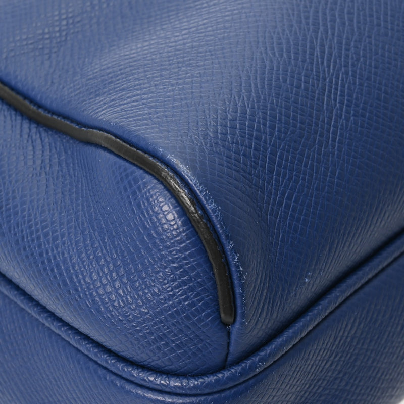 LOUIS VUITTON ルイヴィトン タイガ アウトドア メッセンジャー PM コバルト M33437 メンズ レザー ショルダーバッグ Bランク 中古 銀蔵