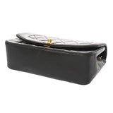 CHANEL シャネル マトラッセ ダイアナ チェーンショルダー 22cm ブラック A01164 レディース ラムスキン ショルダーバッグ Bランク 中古 銀蔵