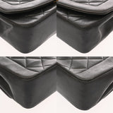 CHANEL シャネル マトラッセ ダイアナ チェーンショルダー 22cm ブラック A01164 レディース ラムスキン ショルダーバッグ Bランク 中古 銀蔵