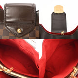 LOUIS VUITTON ルイヴィトン ダミエ システィナ MM ブラウン N41541 レディース ダミエキャンバス ショルダーバッグ Bランク 中古 銀蔵