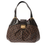 LOUIS VUITTON ルイヴィトン ダミエ システィナ MM ブラウン N41541 レディース ダミエキャンバス ショルダーバッグ Bランク 中古 銀蔵
