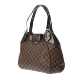 LOUIS VUITTON ルイヴィトン ダミエ システィナ MM ブラウン N41541 レディース ダミエキャンバス ショルダーバッグ Bランク 中古 銀蔵