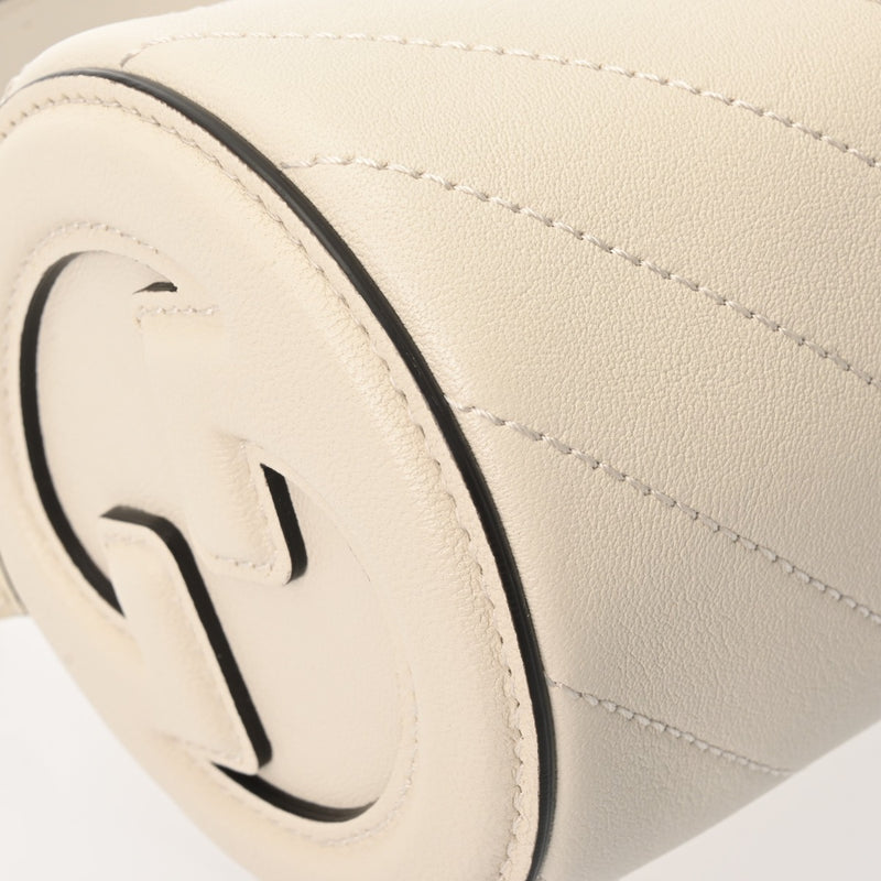 GUCCI グッチ ブロンディ ミニショルダーバッグ アイボリー 760170 レディース レザー ショルダーバッグ Aランク 中古 銀蔵