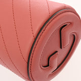 GUCCI グッチ ブロンディ ミニショルダーバッグ ピンク 760170 レディース レザー ショルダーバッグ Aランク 中古 銀蔵