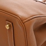 HERMES エルメス バーキン 35 ゴールド X刻印(2016年頃) ユニセックス トゴ ハンドバッグ Aランク 中古 銀蔵